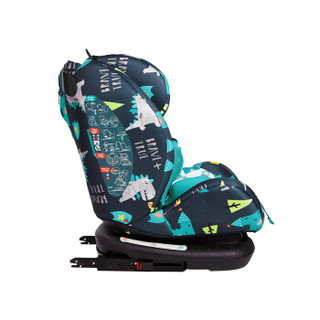 COSATTO儿童安全座椅汽车用 适用0-4-12岁宝宝可坐可躺 ISOFIX硬接口正反向安装 ALL IN ALL恐龙王国