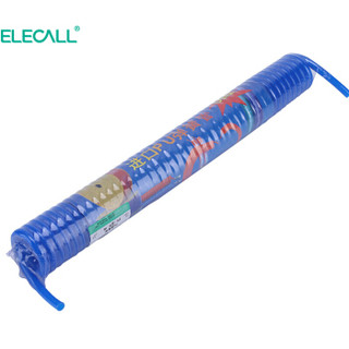 伊莱科 （ELECALL） PU弹簧管 蓝色（8*5）PU管空压软管伸缩弹簧管风管气泵气管 ET700106