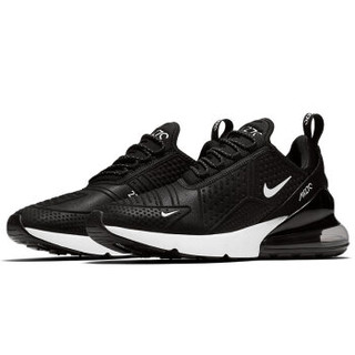 NIKE 耐克 男子 休闲鞋 气垫 AIR MAX 270 SE 运动鞋  AQ9164-001 黑/白色 42码