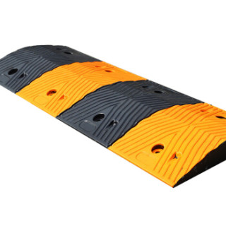 谋福9875橡胶减速带坡道公路道路减速板汽车停车斜坡缓冲带小区加油站