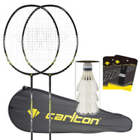 英国卡尔盾 CARLTON 全碳素纤维羽毛球拍Passion P700控球型男女对拍练习超轻拍 *5件