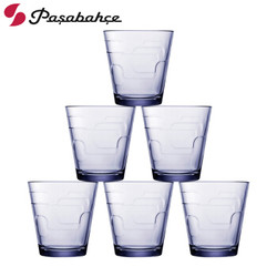 帕莎帕琦（Pasabahce）玻璃茶杯*6个  无铅水杯 土耳其原装进口 家用果汁啤酒杯套装 *6件