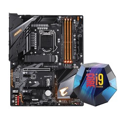 GIGABYTE 技嘉 Z390 AORUS ELITE 主板+intel 英特尔 Core i9-9900K 处理器 板U套装