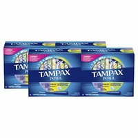 Tampax 丹碧丝 珍珠塑胶内置式卫生棉条 无香型 50支*4（共200支）