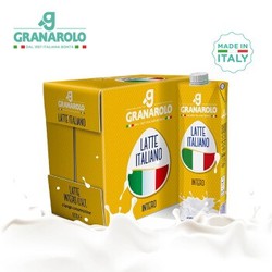 原装进口牛奶葛兰纳诺（Granarolo）全脂纯牛奶1L*6盒成人牛奶