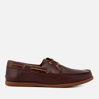 Clarks 其乐 Morven Sail系列套脚平底男士休闲鞋帆船鞋 British Tan UK33