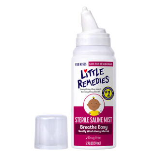 Little remedies婴幼儿滴鼻喷雾 0岁以上 59ml 美国进口