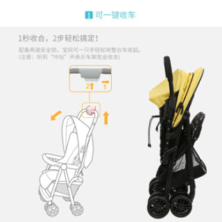Joie 巧儿宜 艾儿系列 S0926HB 可拆卸高景观四轮推车