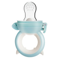 优合 youha YH-G06优合食物咬咬袋果蔬乐 宝宝吃水果训练辅食器 硅胶磨牙棒奶嘴牙胶 晨曦蓝