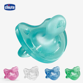 智高（chicco）绿色硅胶安抚奶嘴 0-6M