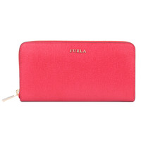 FURLA 芙拉 894749 女士系列红色牛皮手拿包长款钱包