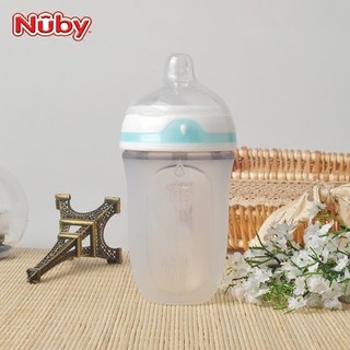 Nuby 努比 50003 宽口径硅胶奶瓶 250ml