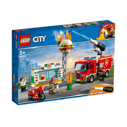 LEGO 乐高 City 城市系列 60214 汉堡店消防救援