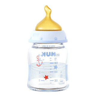 NUK  40.747.703 宽口径玻璃奶瓶 120mL