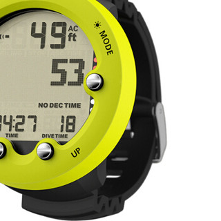 颂拓(SUUNTO)潜水表松拓suunto ZOOP NOVO LIME自由休闲潜水腕表柠檬黄色SS021643000