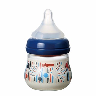 Pigeon 贝亲 臻宝系列 00373 玻璃奶瓶 80ml 刺猬 0月+