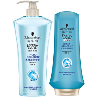 Schwarzkopf 施华蔻 水凝胶原洗护套装（洗发水600ml+护发素400ml） *2件