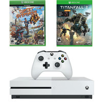 Microsoft 微软 Xbox One S 1TB 游戏机 《泰坦陨落 2》 +《日落过载》同捆版