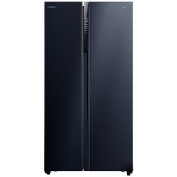 美的(Midea)639升 对开门冰箱 19分钟急速净味 杀菌家用双开门智能电冰箱 莫兰迪灰BCD-639WKPZM(E)