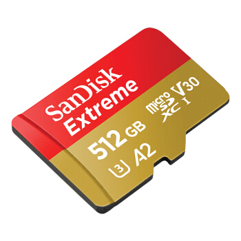 SanDisk 闪迪 Extreme 至尊极速移动版 512GB TF(MicroSD)存储卡