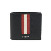 88VIP： BALLY 巴利 TONETT US ID.LT系列 男士牛皮条纹短款钱包