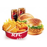 KFC 肯德基 WOW双堡套餐 Y78 单次券