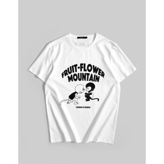 HLA 海澜之家 卡通短袖T恤 (黑、白)