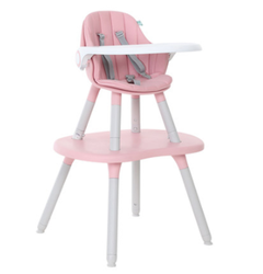 小龙哈彼蘑菇餐椅多功能儿童座椅餐椅桌椅两用抖音同款LY266