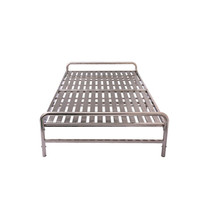 ZHONGWEI 中伟 BXGZDC-1 不锈钢双人床 (不锈钢、1960*1500*330cm、不锈钢、现代简约)