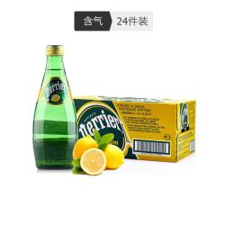 Perrier 巴黎水 含气柠檬味饮料 330毫升 24瓶