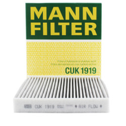 曼牌(MANNFILTER)活性炭空调滤清器/空调滤芯CUK1919(卡罗拉/雷凌/凯美瑞/汉兰达/RAV4/锐志/威驰/传祺GS4) *3件