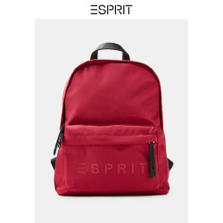 ESPRIT 088EA1O051 秋冬品牌logo拉链休闲旅行简约双肩背包-