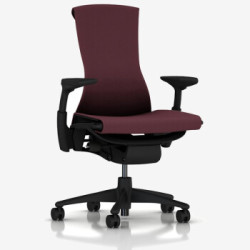 HermanMiller(赫曼米勒)Embody座椅(Rhythm织物)电脑椅 电竞椅 桑椹色(黑色框架)