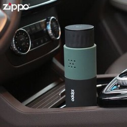 zippo水杯保温杯美国正品男士城市系列商务车载办公室便携316医用不锈钢礼品370ml 旋风手感黑370ml