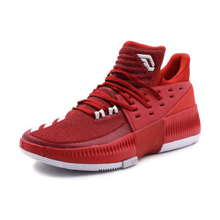 adidas 阿迪达斯 Dame 3 BY3192 利拉德3代红白黑配色实战耐磨男篮球鞋