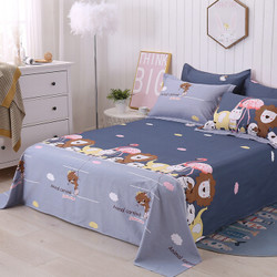 AVIVI 艾薇 床单 全棉双人家用被单纯棉床单床罩单件 绿野仙踪 1.5/1.8米床 230*250cm