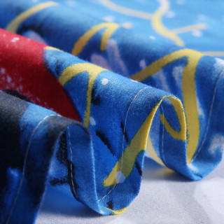 艾薇 床品家纺 单人床单单件纯棉卡通被单1米/1.2米（海底世界152*210）