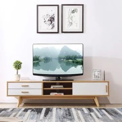 A家家具 北欧简约板木电视机柜 原木色 ADC-77(茶几+电视柜 默认)