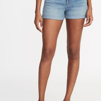 OLD NAVY 391950 女士卷边牛仔短裤