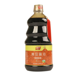 湖羊 Huyang 黄豆酱油 非转基因脱脂大豆酿造1L