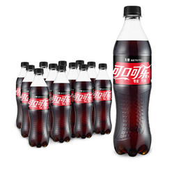 Coca-Cola 可口可乐 Zero 零度 汽水 500ml*12瓶