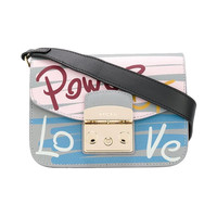 FURLA 芙拉 Metropolis Message系列 爱的力量 女士印花单肩斜挎包 迷你