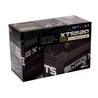 XFX 讯景 XTS系列 520W 电源（80PLUS白金/全模组/无风扇/主动PFC/日系电容）