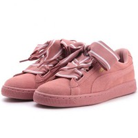 限尺码：PUMA 彪马 Suede Heart Satin II 女士休闲鞋 *3双