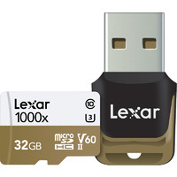 Lexar雷克沙TF卡32G 1000X U3高速microSD存储卡运动相机Gopro5/6/7无人机大疆4K内存卡手机32G内存卡150MB/S