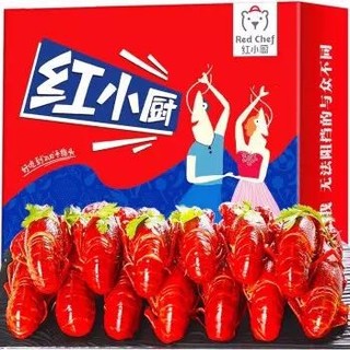 红小厨 小龙虾 爆款麻辣中号17-25只 650g