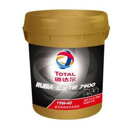 道达尔（Total）红运 RUBIA TIR 7900 超高性能柴机油润滑油 15W40 CJ-4/SM级 18L *3件