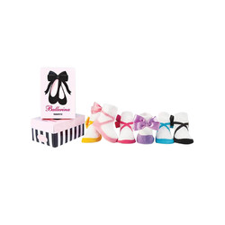 TRUMPETTE 女童芭蕾鞋纺织风格糖果色袜子 6套装 12-24个月 *2件