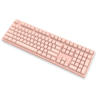 ikbc C210 108键 有线键盘 粉色 红轴