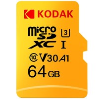 Kodak 柯达 CLASS10 U3 64GB microSD存储卡 TF卡 